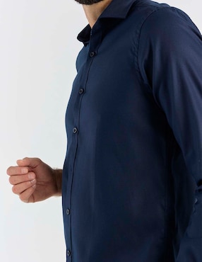 Camisa de vestir Jbe manga larga para hombre