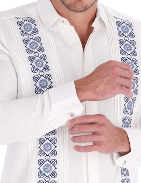 Guayabera manga larga Camasha para hombre