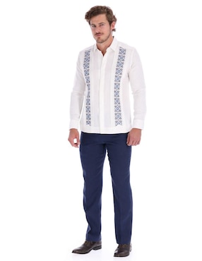 Guayabera manga larga Camasha para hombre