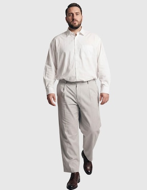 Camisa casual Manchester manga larga para hombre