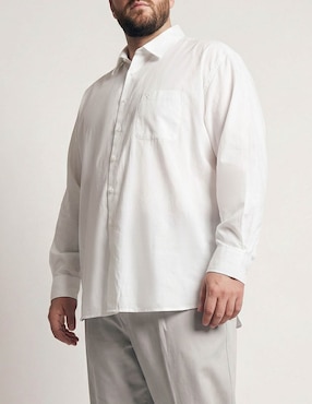 Camisa casual Manchester manga larga para hombre