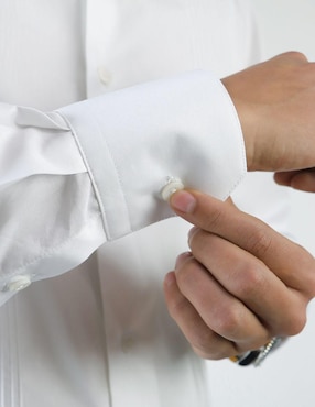 Guayabera manga larga Maauad para hombre