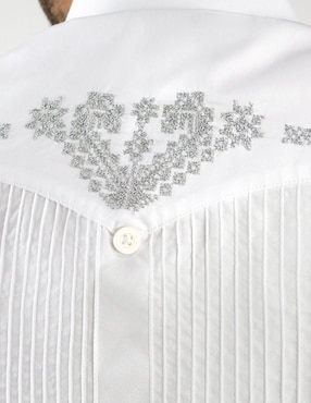 Guayabera manga larga Maauad para hombre