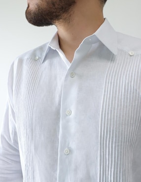 Guayabera manga larga Maauad para hombre