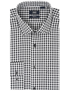 Camisa de vestir JBE de algodón manga larga para hombre
