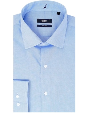 Camisa de vestir Nautica de algodón manga larga para hombre