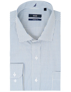 Camisa de vestir Nautica de algodón manga larga para hombre