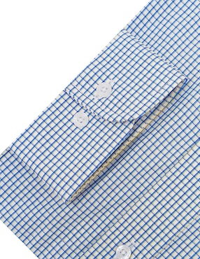 Camisa de vestir Nautica de algodón manga larga para hombre