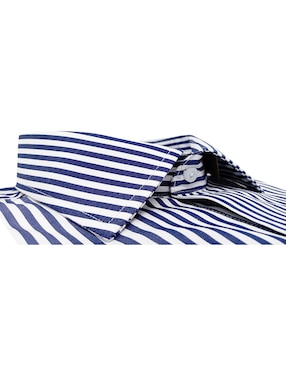 Camisa de vestir Nautica de algodón manga larga para hombre