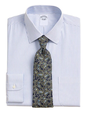 Camisa formal Brooks Brothers manga larga para hombre