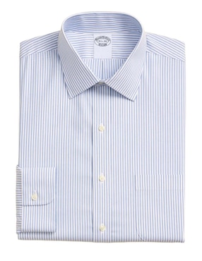 Camisa formal Brooks Brothers manga larga para hombre
