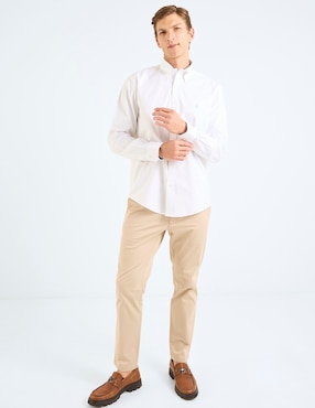 Camisa casual Brooks Brothers de algodón manga larga para hombre