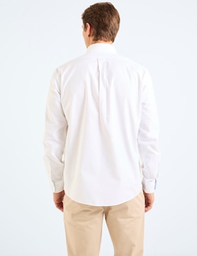 Camisa casual Brooks Brothers de algodón manga larga para hombre