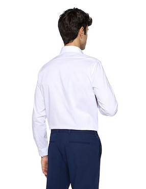 Camisa formal Calvin Klein de algodón manga larga para hombre