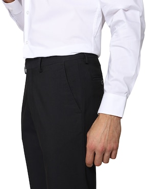 Camisa de vestir Calvin Klein de algodón manga larga para hombre