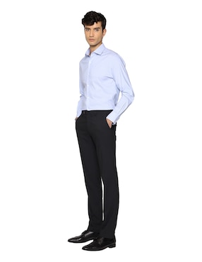 Camisa formal Tommy Hilfiger de algodón manga larga para hombre