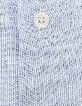 Camisa de vestir Nautica de lino manga larga para hombre