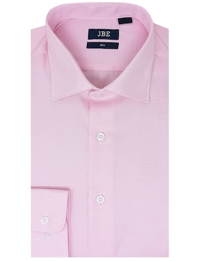 Camisa de vestir JBE de algodón manga larga para hombre