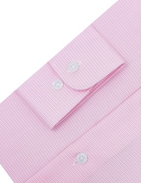 Camisa de vestir JBE de algodón manga larga para hombre