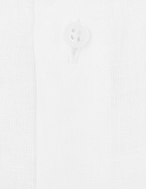 Camisa de vestir Nautica de lino manga larga para hombre
