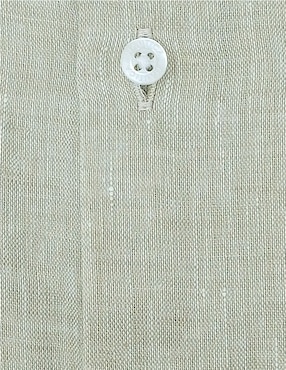 Camisa de vestir Nautica de lino manga larga para hombre