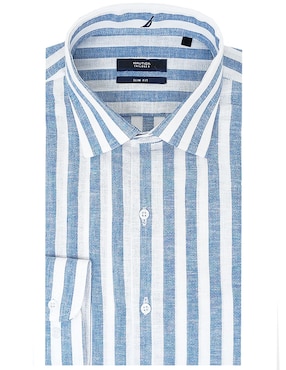 Camisa de vestir Nautica de algodón manga larga para hombre