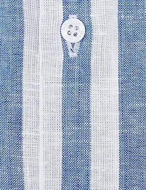 Camisa de vestir Nautica de algodón manga larga para hombre