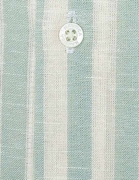 Camisa de vestir Nautica de algodón manga larga para hombre
