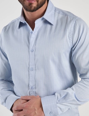 Camisa de vestir Elemento Uomo manga larga para hombre