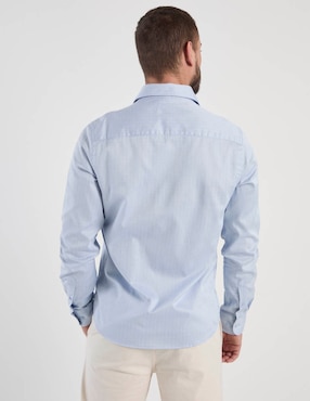 Camisa de vestir Elemento Uomo manga larga para hombre