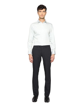 Camisa formal Calvin Klein de algodón manga larga para hombre