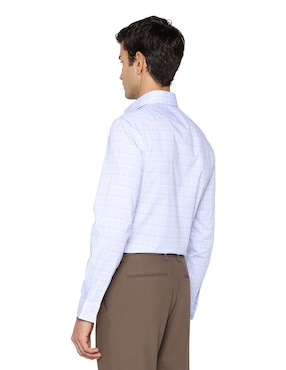 Camisa formal Michael Kors de algodón manga larga para hombre