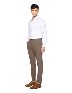 Camisa formal Michael Kors de algodón manga larga para hombre