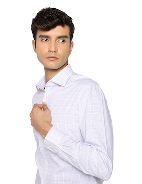 Camisa formal Michael Kors de algodón manga larga para hombre