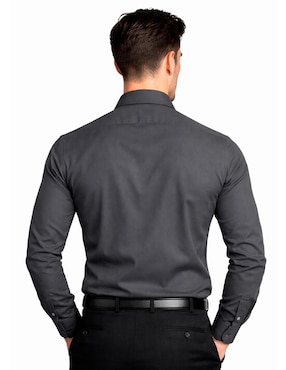 Camisa casual Medizin Uniformes manga larga para hombre
