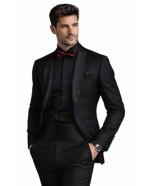 Camisa de vestir Michel Blanc manga larga para hombre