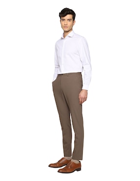 Camisa formal Calvin Klein de algodón manga larga para hombre