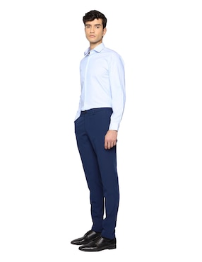 Camisa formal Calvin Klein de algodón manga larga para hombre