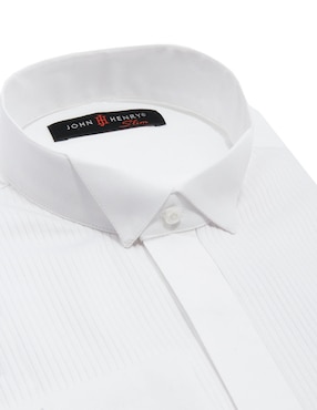 Camisa de vestir John Henry de manga larga para hombre