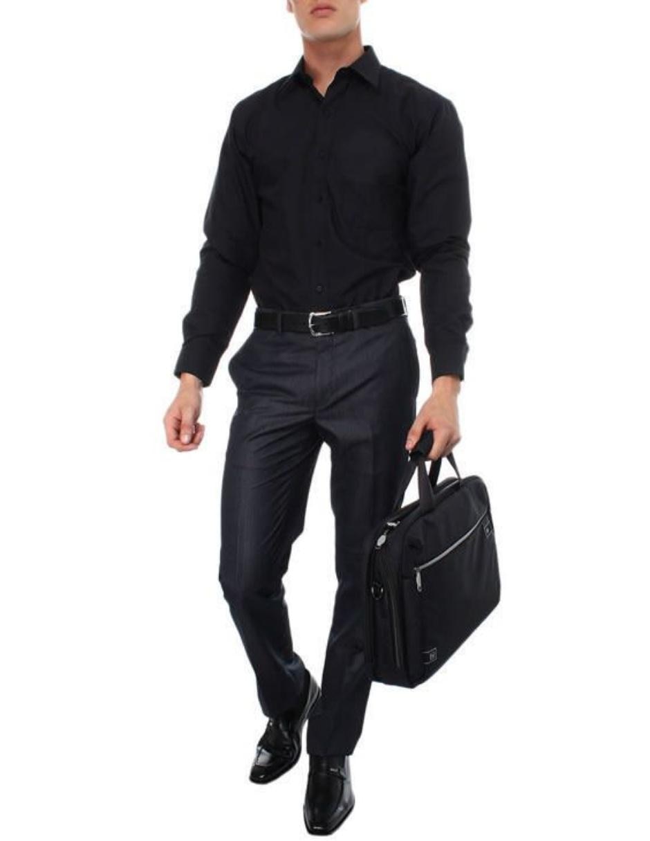 Camisa de vestir manga larga para hombre 7