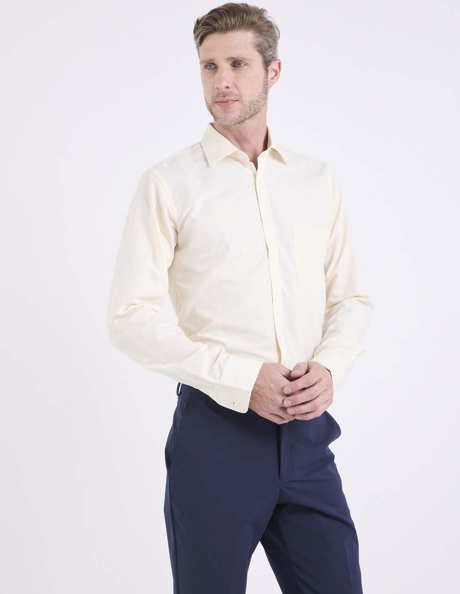 Camisa de vestir manga larga para hombre