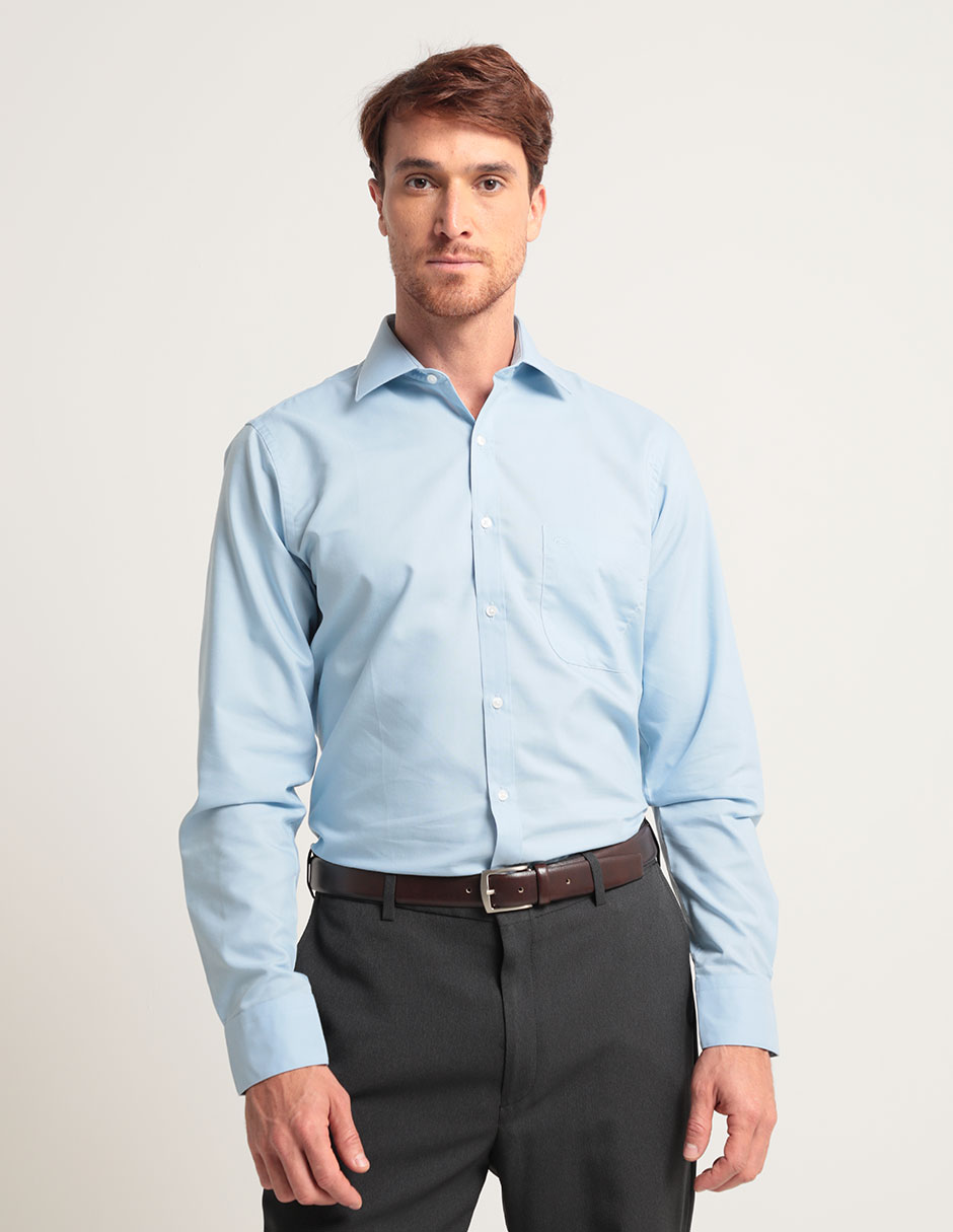 Camisa de vestir manga larga para hombre