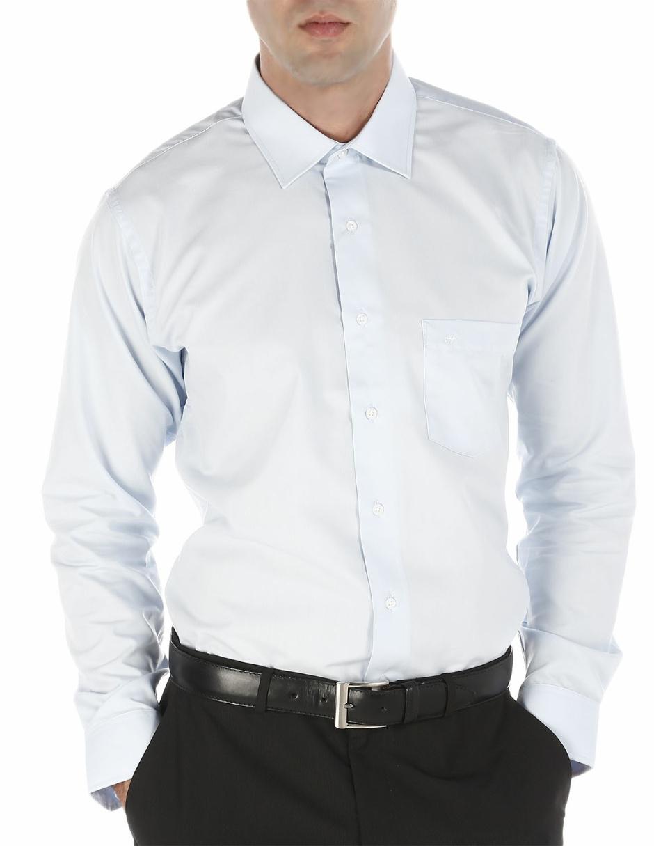 Camisa de vestir manga larga para hombre
