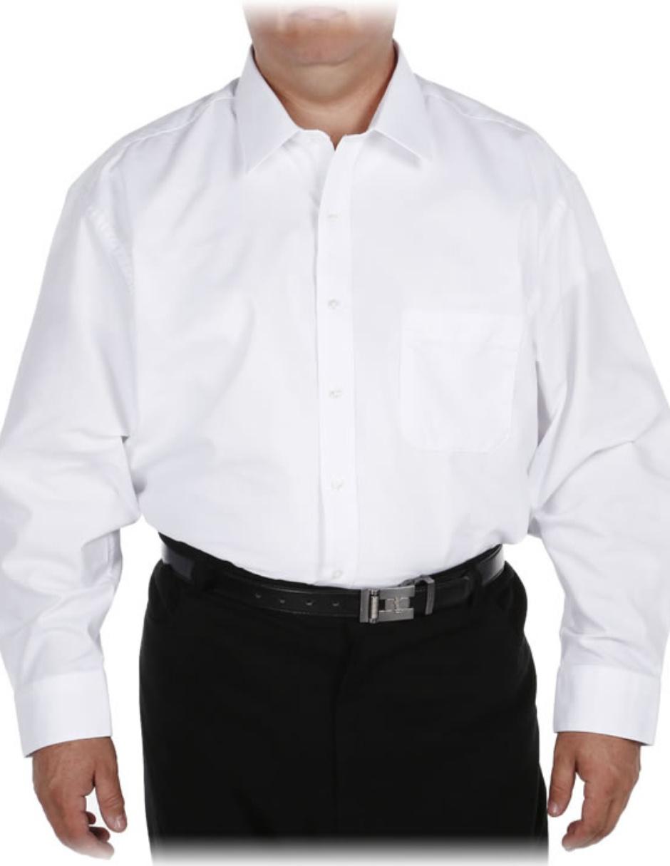 Camisa de vestir manga larga para hombre
