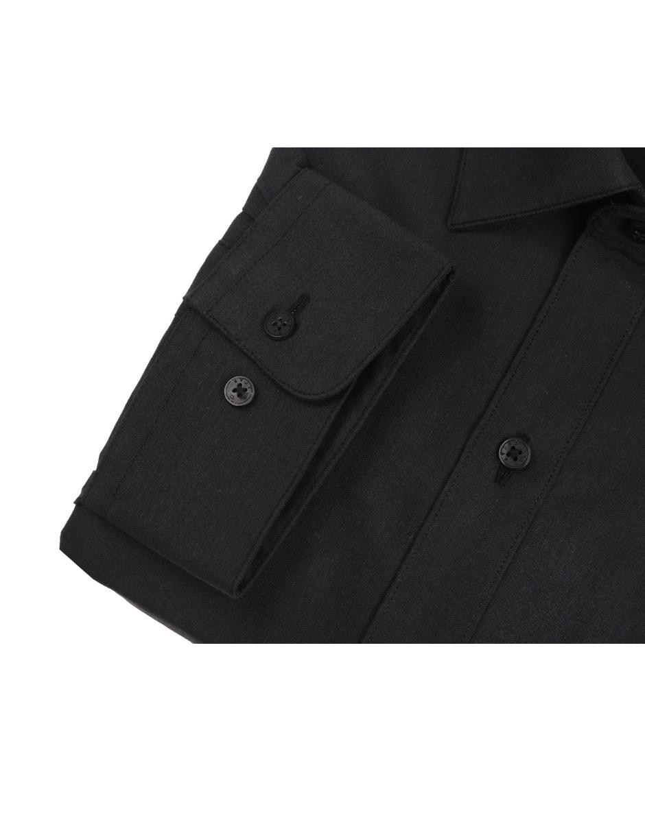 CAMISA O DE LA RENTA LISO, 19 5, NEGRO