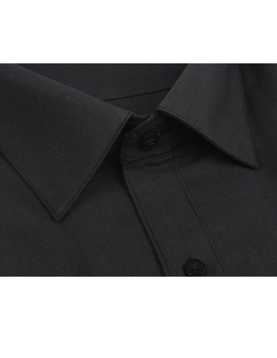 CAMISA O DE LA RENTA LISO, 19 5, NEGRO