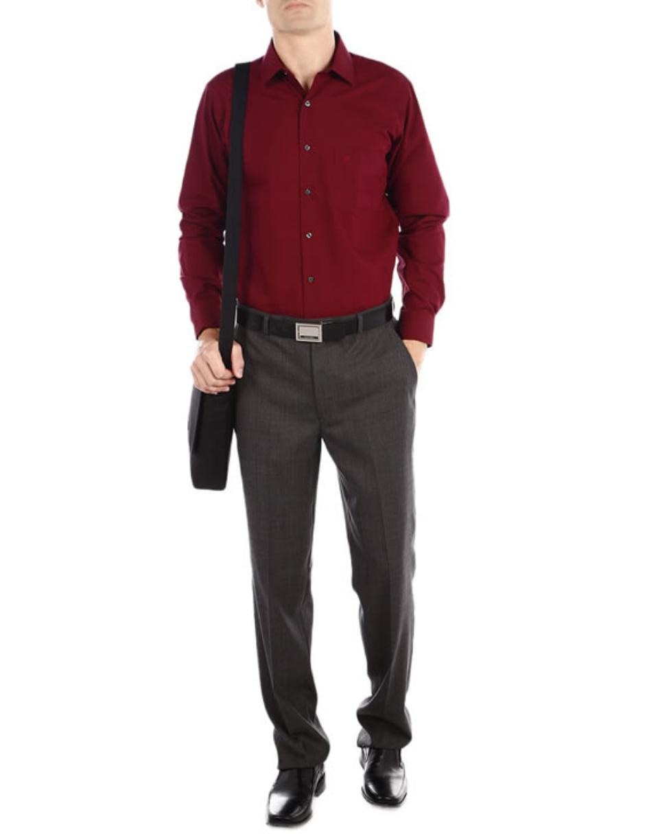 CAMISA JOHN HENRY LI, 17 4-5, LADRILLO