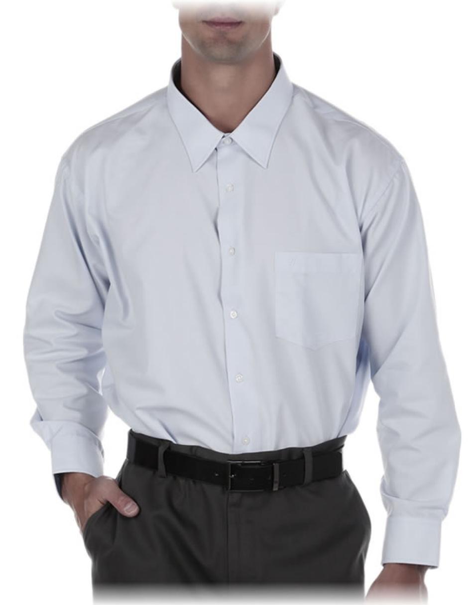 Camisa de vestir manga larga para hombre