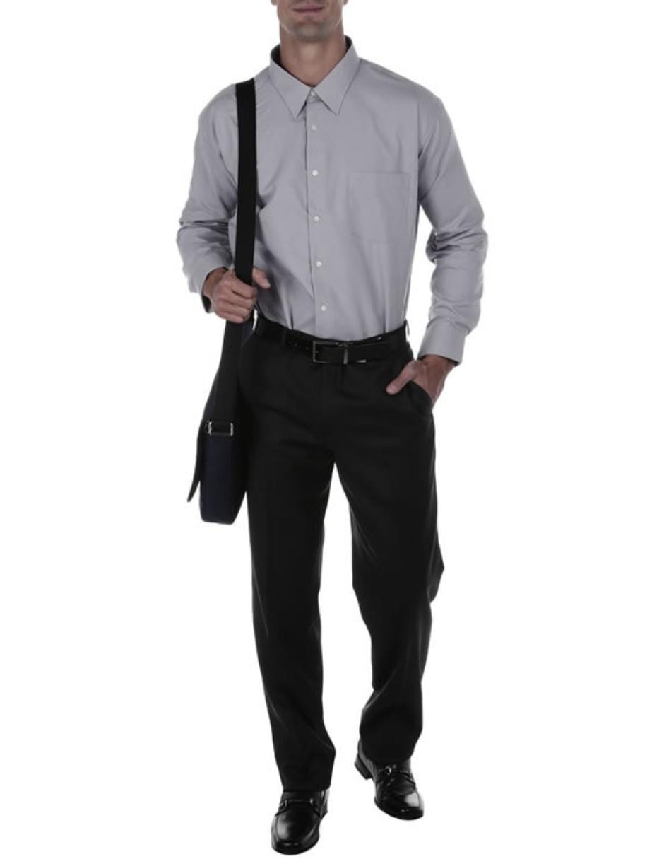 CAMISA J HENRY LISO, 20 6, GRIS MEDIO