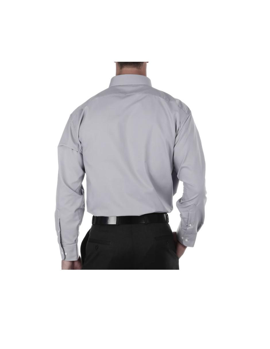 CAMISA J HENRY LISO, 20 6, GRIS MEDIO